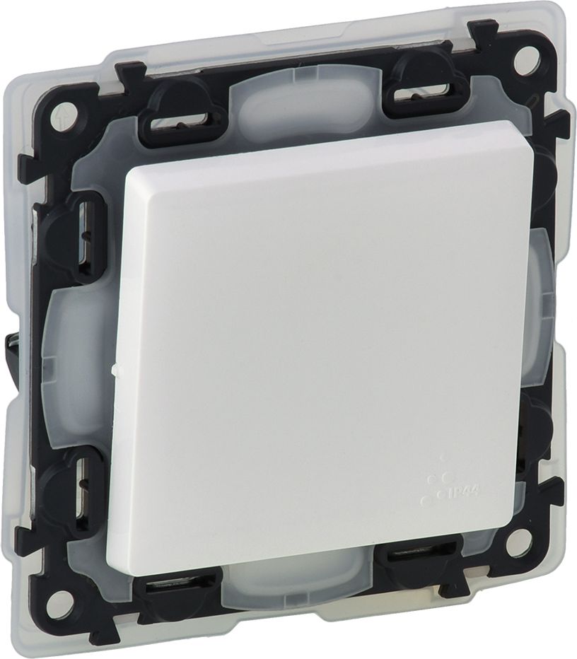 Legrand Łącznik schodowy Valena Life pojedynczy hermetyczny 10AX 250V biały (752156)