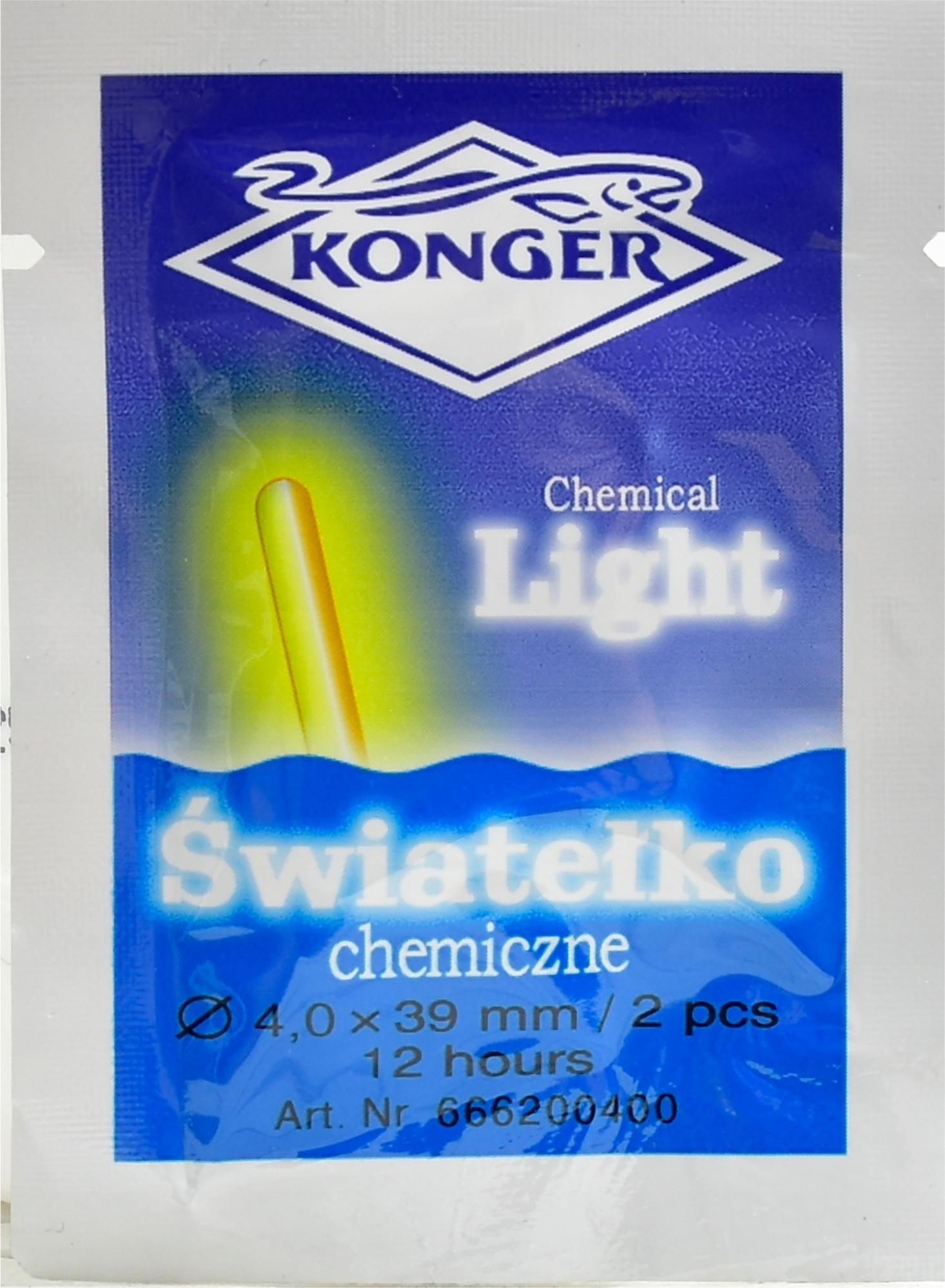 Konger ŚWIETLIK NASADKA ŚWIECĄCA NA SPŁAWIK KONGER 2 SZT