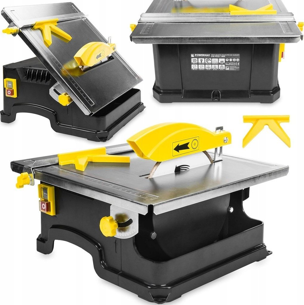 Powermat PRZECINARKA DO GLAZURY PŁYTEK PIŁA 1800W STOLIK