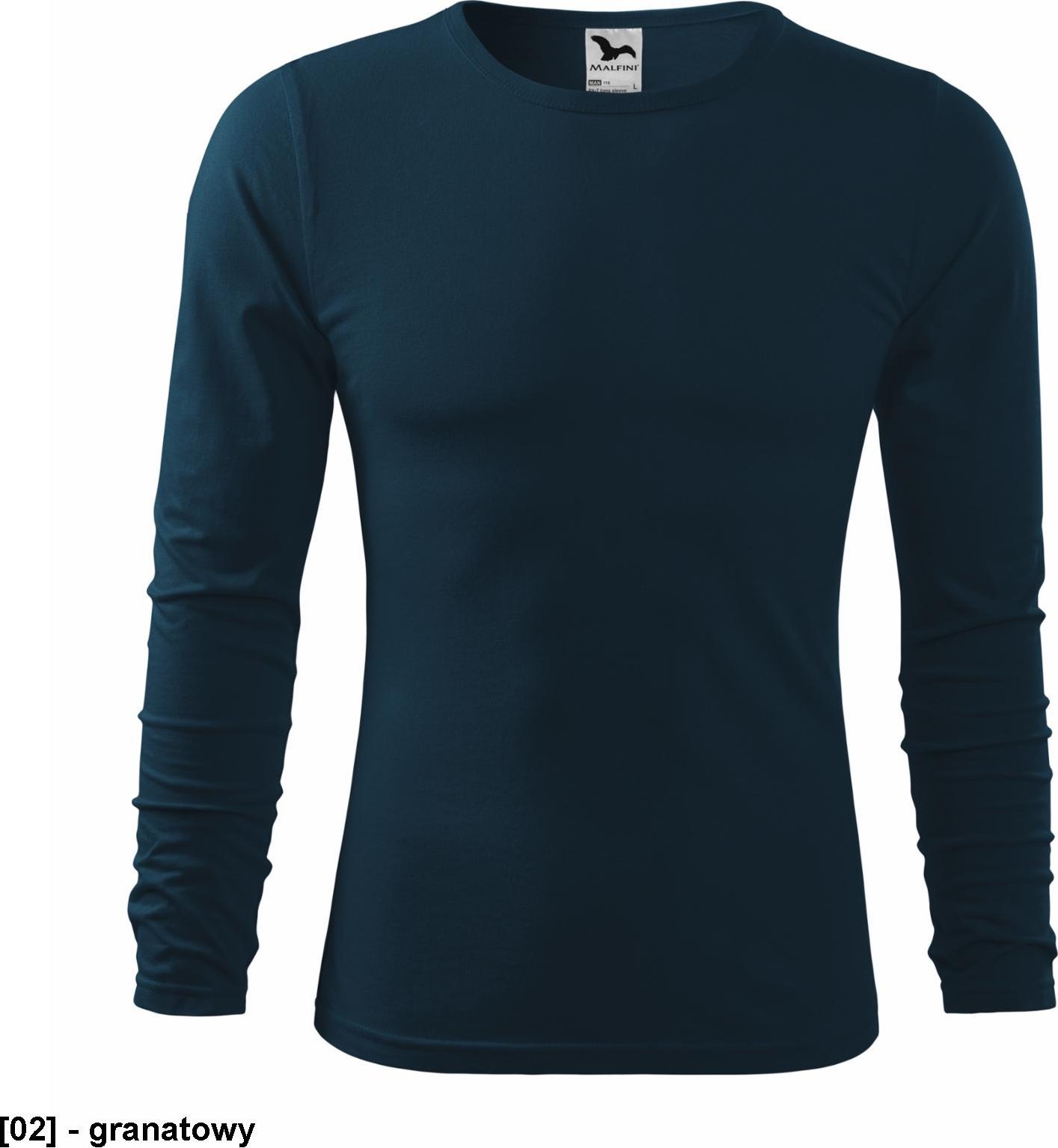 MALFINI Fit-T LS 119 - ADLER - Koszulka męska, 160 g/m2 - granatowy XL