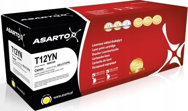 Toner Asarto Toner Asarto do Canon T12CN | 5097C006 | 5300 str. | cyan