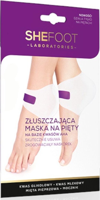 SHE SheFoot Maska Złuszczająca na pięty 1 para