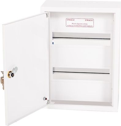 Alfako Rozdzielnica modułowa 2x12 natynkowa IP40 z zamkiem (A-RZ4)