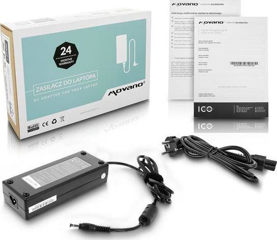 Zasilacz do laptopa Movano 120 W, 2.5 mm, 10 A, 12 V (ZZ/LCD1210)