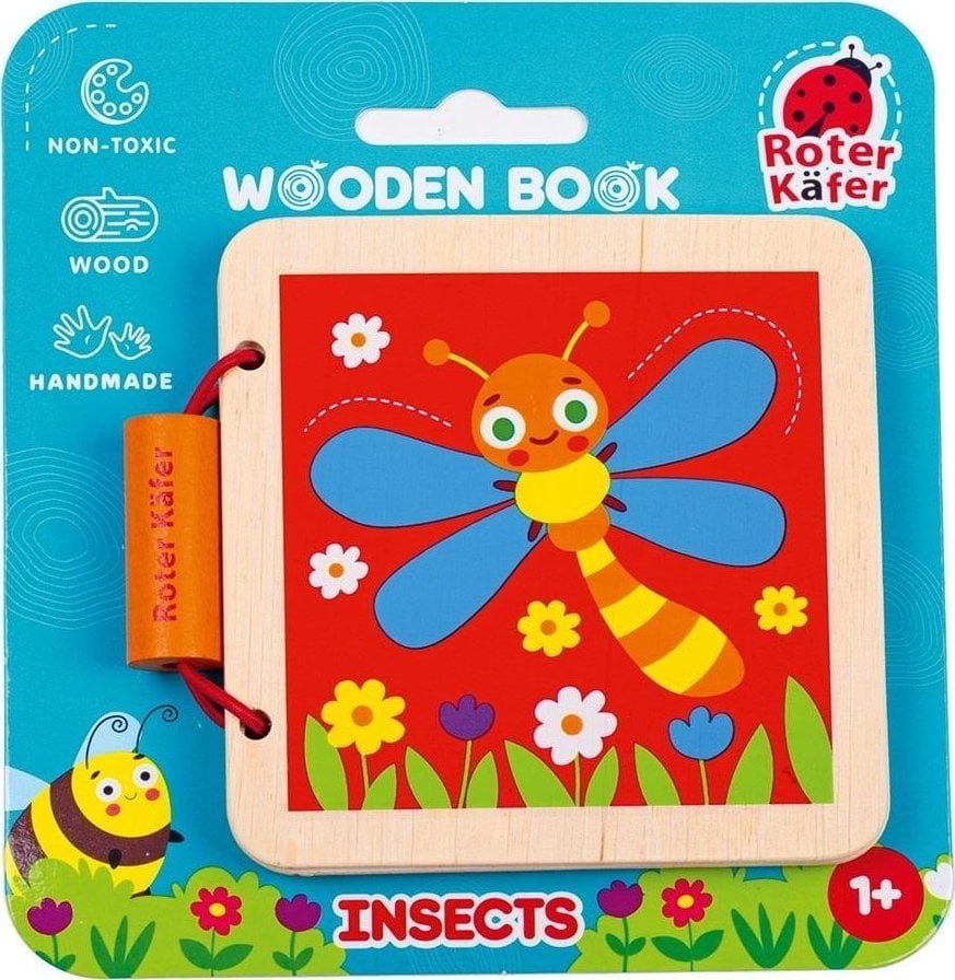 Roter Kafer Drewniana książeczka Owady RW3033