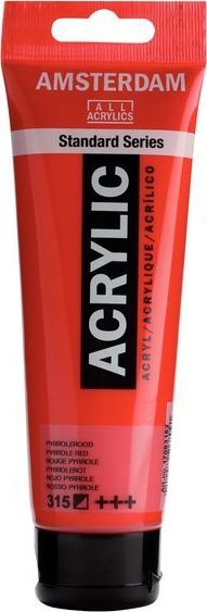 Artequipment Farba akrylowa TALENS AMSTERDAM 120ml 315 - PYRROLE RED uniw