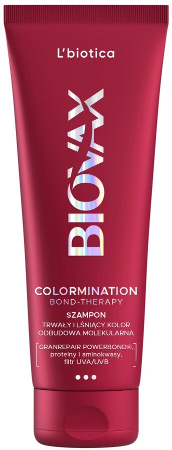 BIOVAX Szampon odbudowujący do włosów farbowanych 200ml
