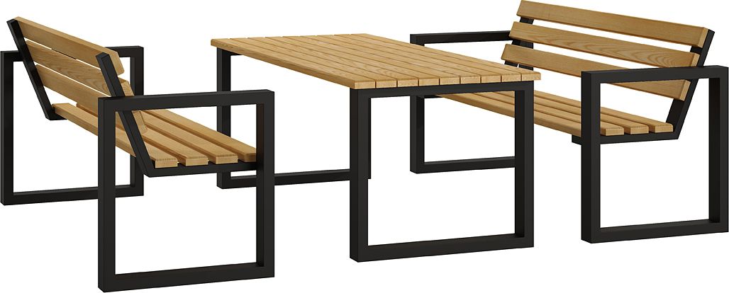 Elior Komplet mebli tarasowych 180 - Norin 5X