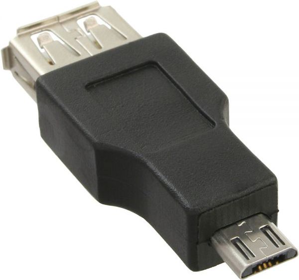 Adapter USB InLine microUSB - USB Czarny (31604)