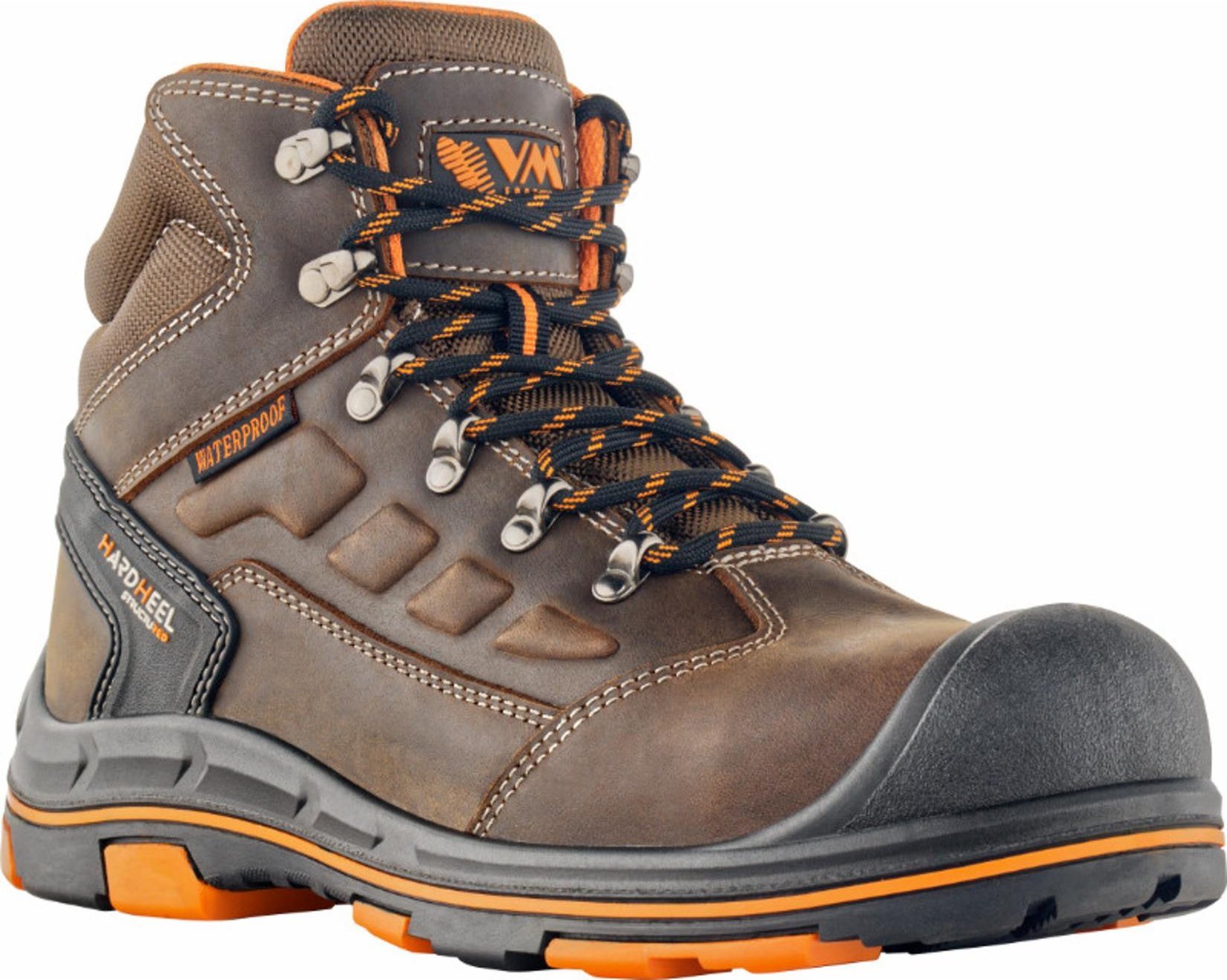 VM STUTTGART 2550 O6 FO HRO SR ESD - Trzewiki skóra bydlęca PULL-UP 2,0-2,2 mm wodoodporna podszewka FREE-TEX bez podnoska podeszwa antypoślizgowa kon