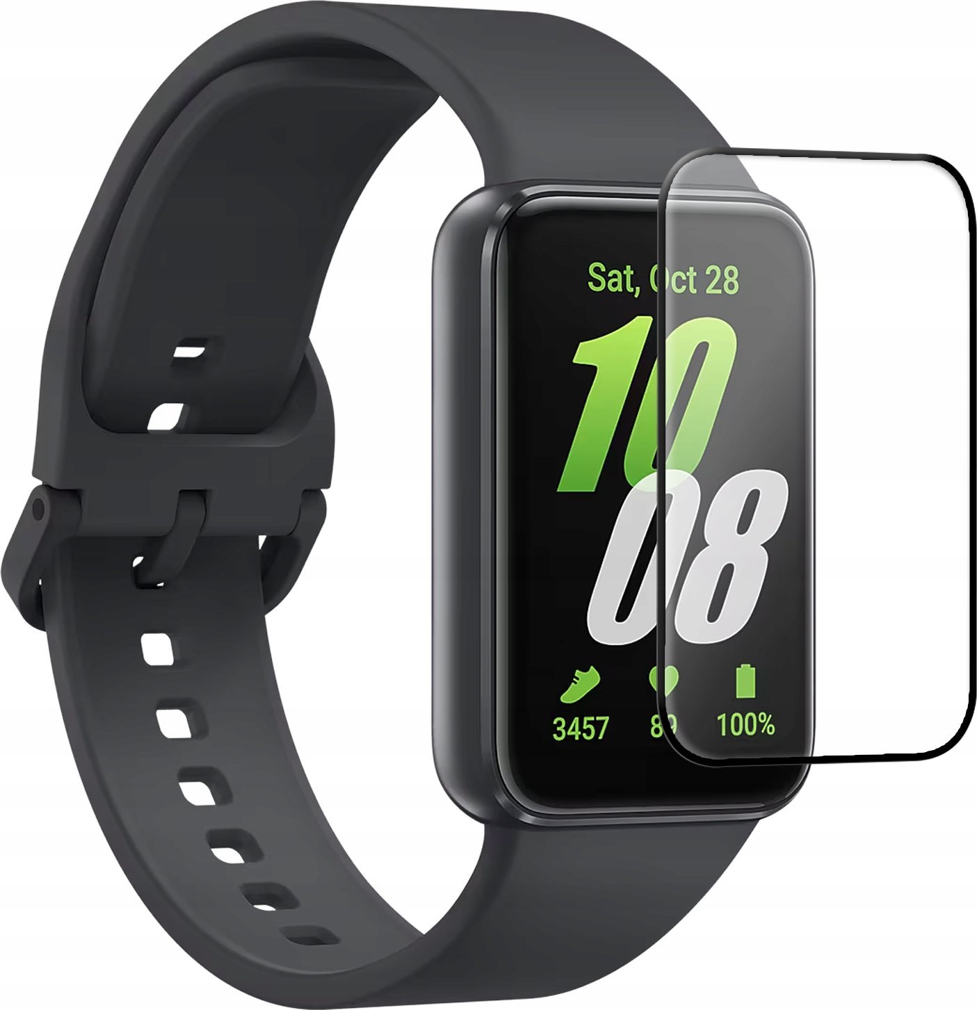 Hello Case Szkło HARTOWANE SZKIEŁKO OCHRONNE DO SMARTWATCH PMMA Samsung Galaxy Fit 3