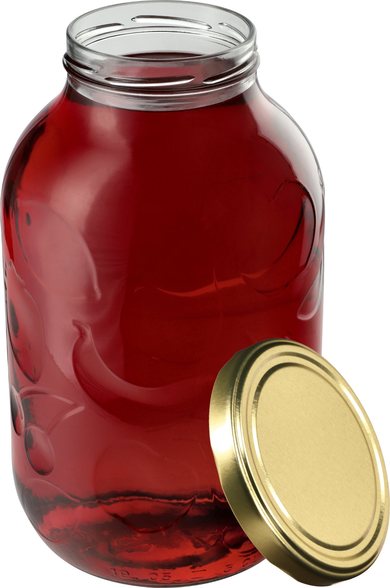 KADAX Słój Alen 5000ml 100mm + wieczko złote 1szt