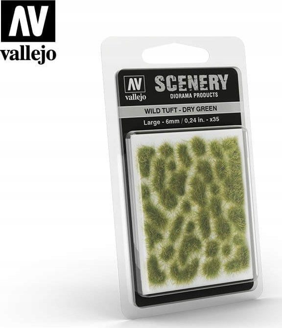 Vallejo Vallejo: Scenery - Wild Tuft - Dry Green (6 mm)x35