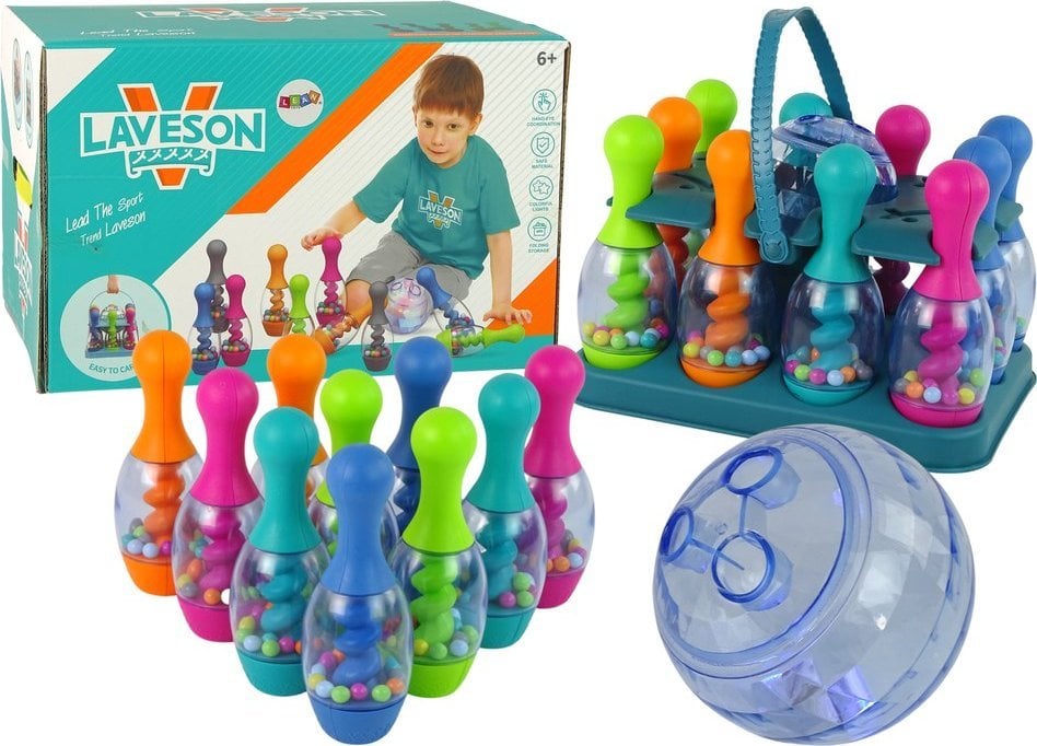 Gra W Kręgle Zręcznościowa Kula Świecąca LEAN Toys