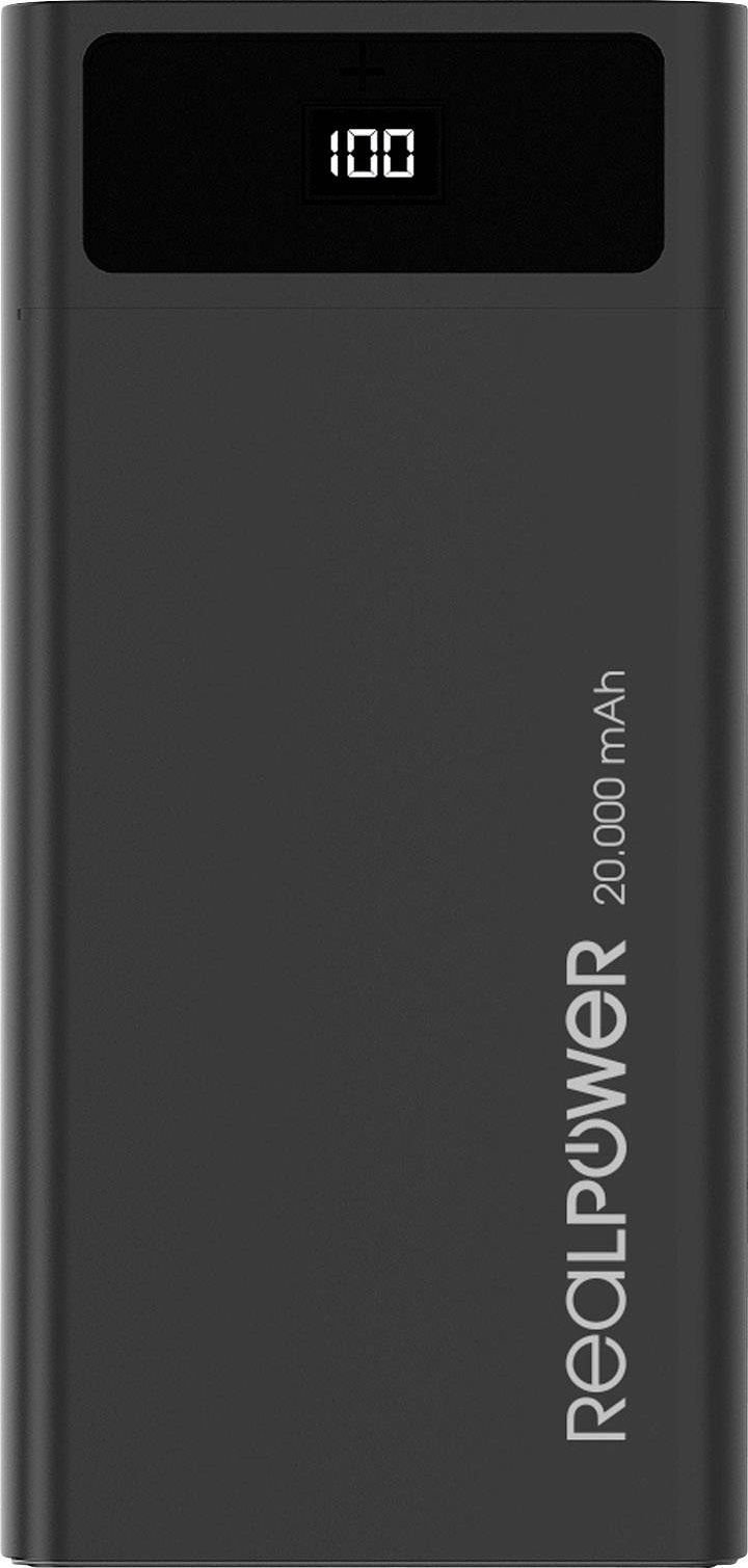 Powerbank Realpower PB-20k 20000mAh Czarny