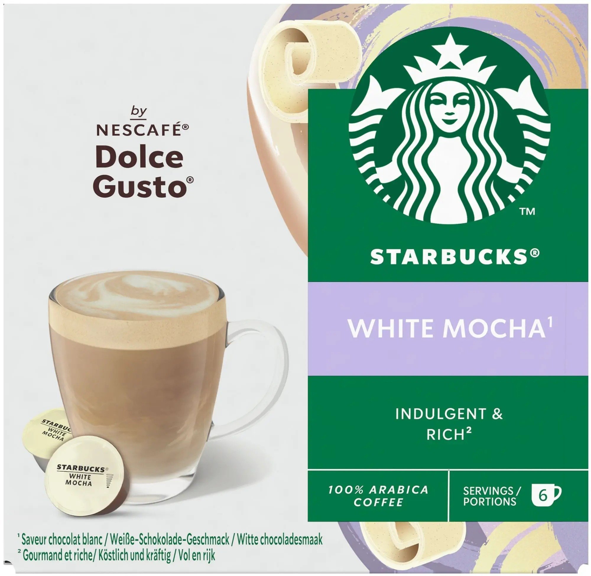 Starbucks Kapsułki Nescafé Dolce Gusto White Mocha 12 sztuk