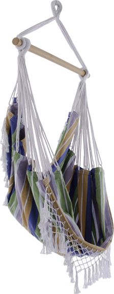 Brazilian Fotel hamakowy niebiesko-fioletowy B5