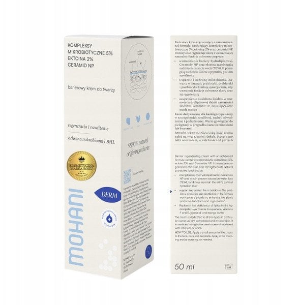 MOHANI_Regenerujący krem barierowy z ektoiną 2% 50ml