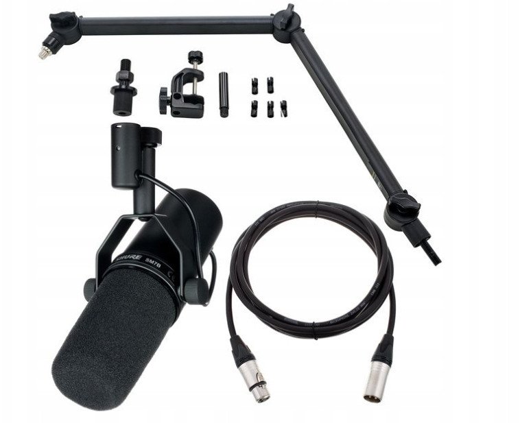 Zestaw Shure SM 7 B Podcast Bundle Mikrofon Dynamiczny ramię i kabel