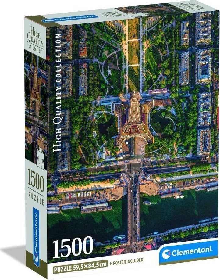 Clementoni Puzzle Compact Flying Over Paris 1500 elementów (31742)