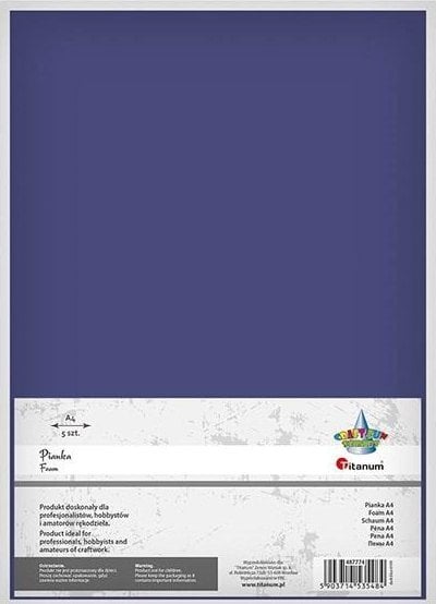 Titanum Pianka A4 5szt. chabrowa