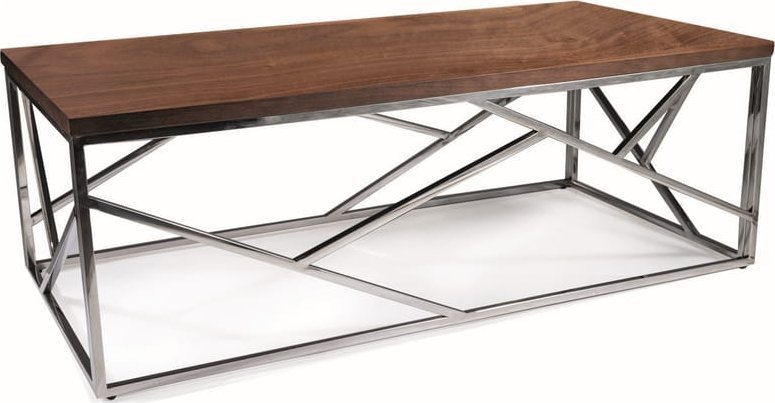 Signal Ława prostokątna ESCADA A orzech/srebrny 120x60