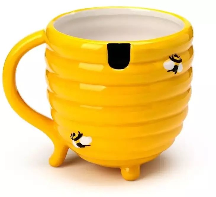 Żółty Kubek UL 350 ml - Prezent dla miłośnika pszczół
