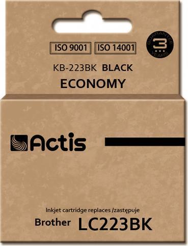 Tusz Actis Tusz ACTIS KB-223Bk (zamiennik Brother LC223BK Standard 16 ml czarny)