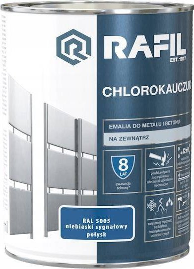 Rafil Rafil EM chlorokauczukowa RAL5005 Niebieski 0,9l