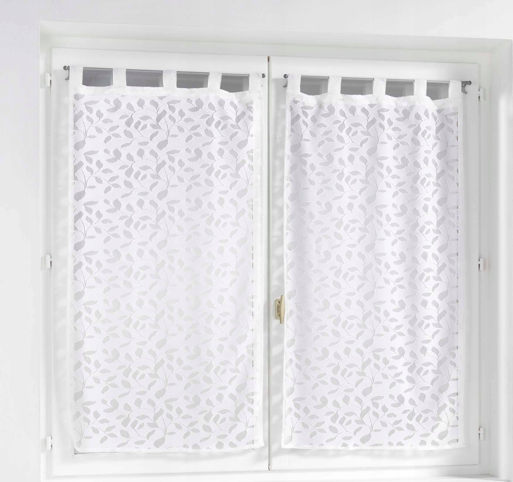 Douceur d`Interieur Zestaw firanek na szelkach MANON, 60 x 120 cm, 2 szt.