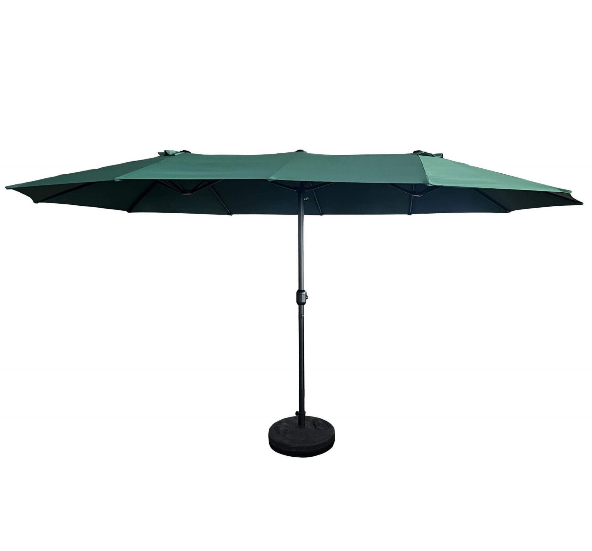Fancy Garden Parasol ogrodowy TILIA 245x270x460 duży solidny składany z korbką ciemnozielony
