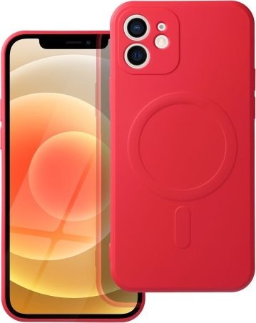 OEM Futerał SILICONE MAG COVER kompatybilny z MagSafe do IPHONE 12 czerwony