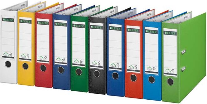 Segregator Leitz A4 80mm czerwony (263822a)