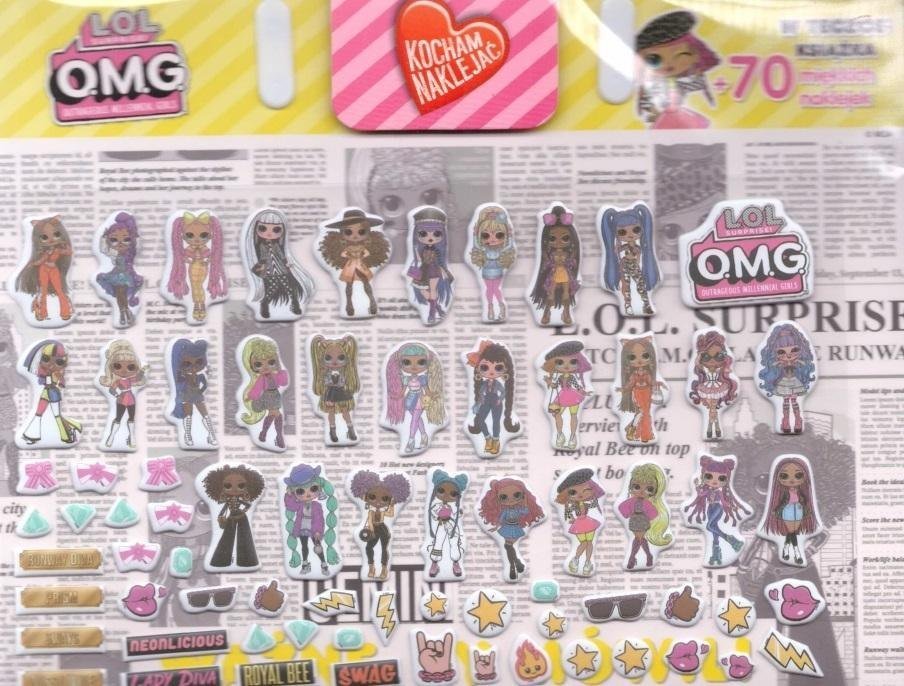 Media Service Zawada LOL O.M.G. Kocham naklejać