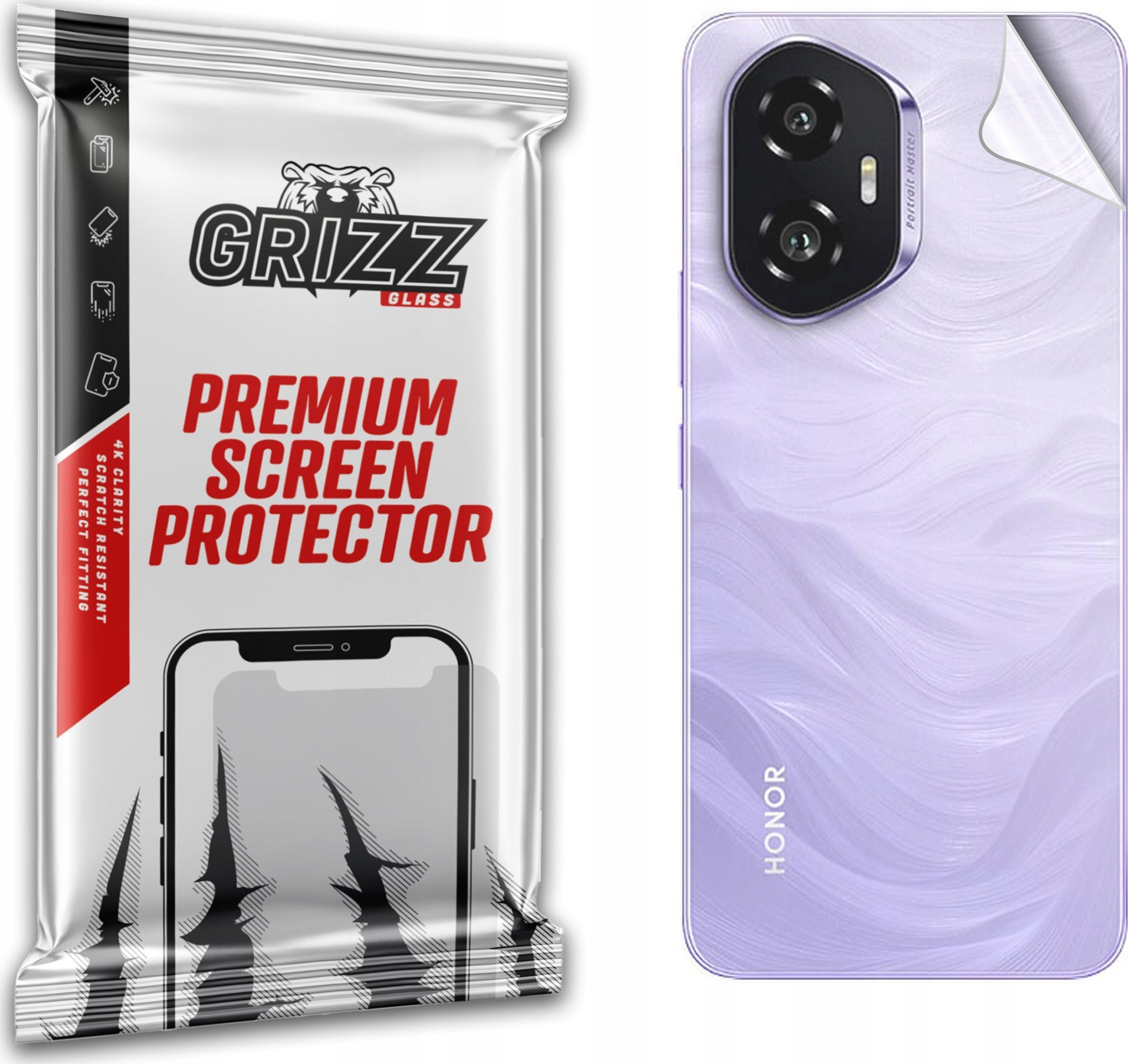 Folia na tył GrizzGlass SatinSkin do Honor 300