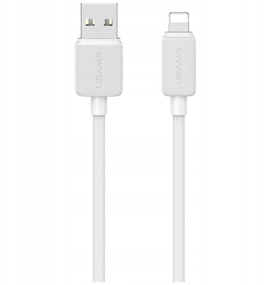 Kabel USB Usams USB-A - Lightning 2 m Biały