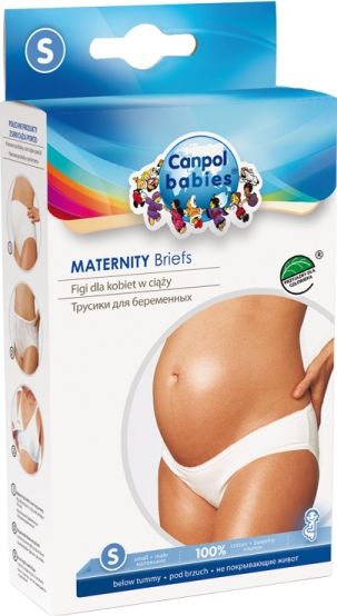 Canpol Majtki ciążowe białe S
