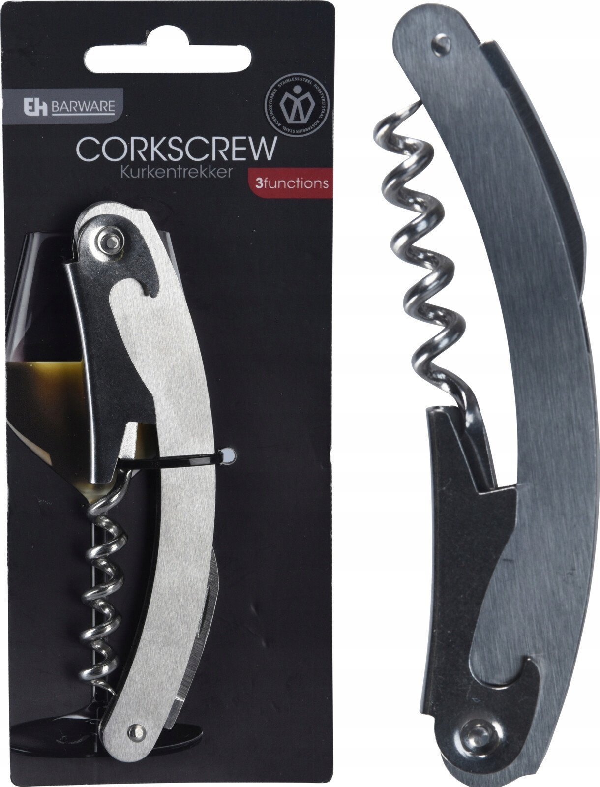 KORKOCIĄG ZE STALI NIERDZEWNEJ