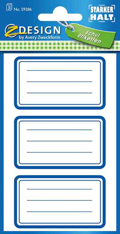 Avery Zweckform NAKL PAP ZF 59286 Z DESIGN NA ZESZYTY NAKLEJKI Z DESIGN - 59286