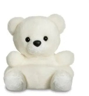 AURORA Palm Pals plush toy, Snowy Polar Bear, 12 cm