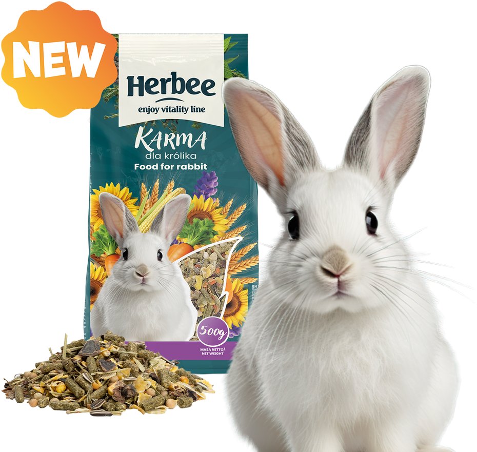HERBEE KARMA dla królika 500g