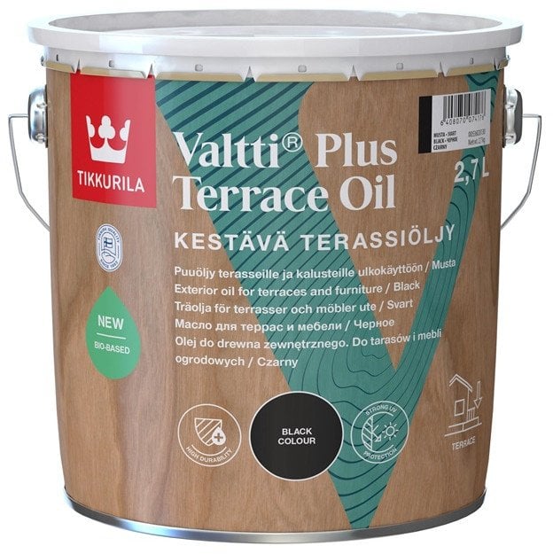 VALTTI PLUS TERRACE OIL 2.7L BLACK