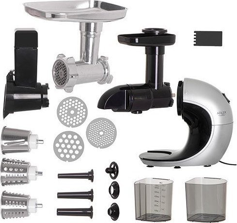Wyciskarka wolnoobrotowa Adler AD 4131 Urządzenie 3w1 - wyciskarka wolnoobrotowa / maszynka / szatkownica