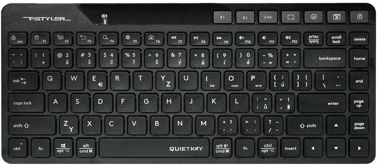 Klawiatura A4Tech FStyler FBK26C AS (FBK26CAS-BK)