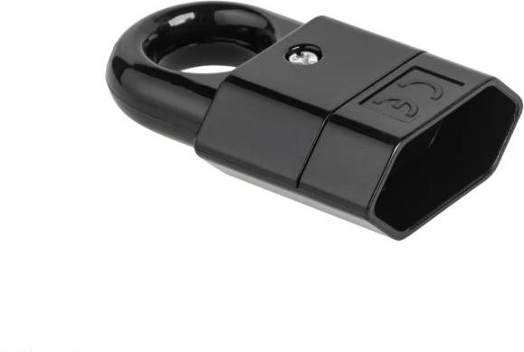 Elgotech Gniazdo przenośne z uchwytem b/u Euro 2,5A 250V czarne GP2C-2