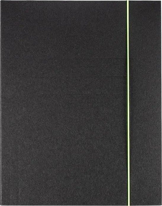 Teczka z gumką A4 Kreativ czarna 1szt GRAND