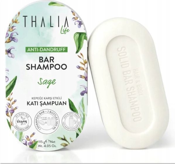 Thalia szampon w kostce ekstrakt z szałwii 115g