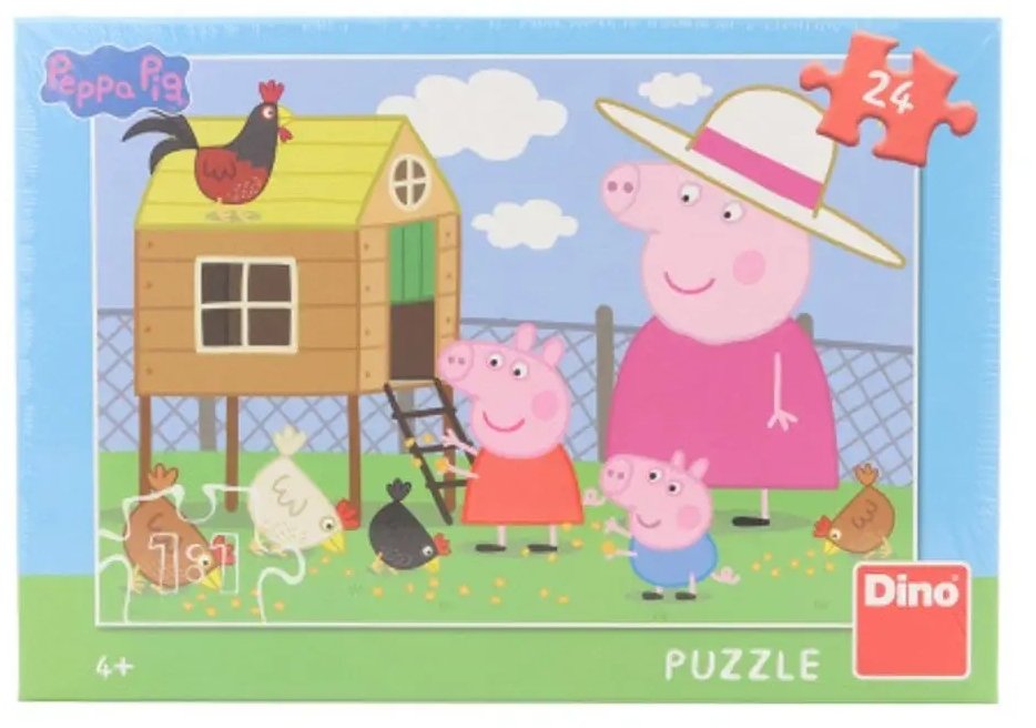 Puzzle Świnka Peppa 24el