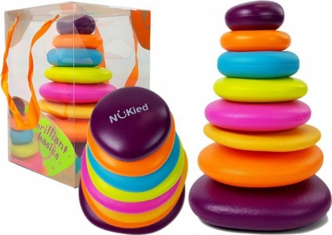 Lean Sport Piramidka Kolorowe Obręcze dla Niemowlaka