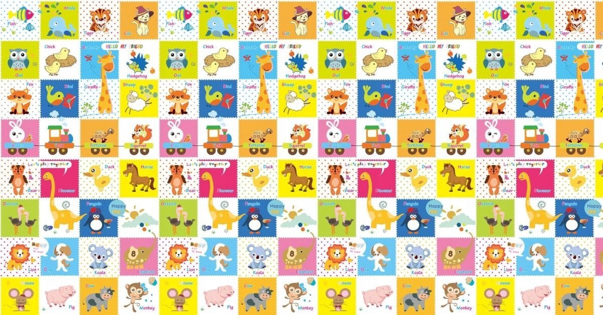 JetWorld BOCIOLAND BL123 – Składana mata kontrastowa 150x200cm Happy Day